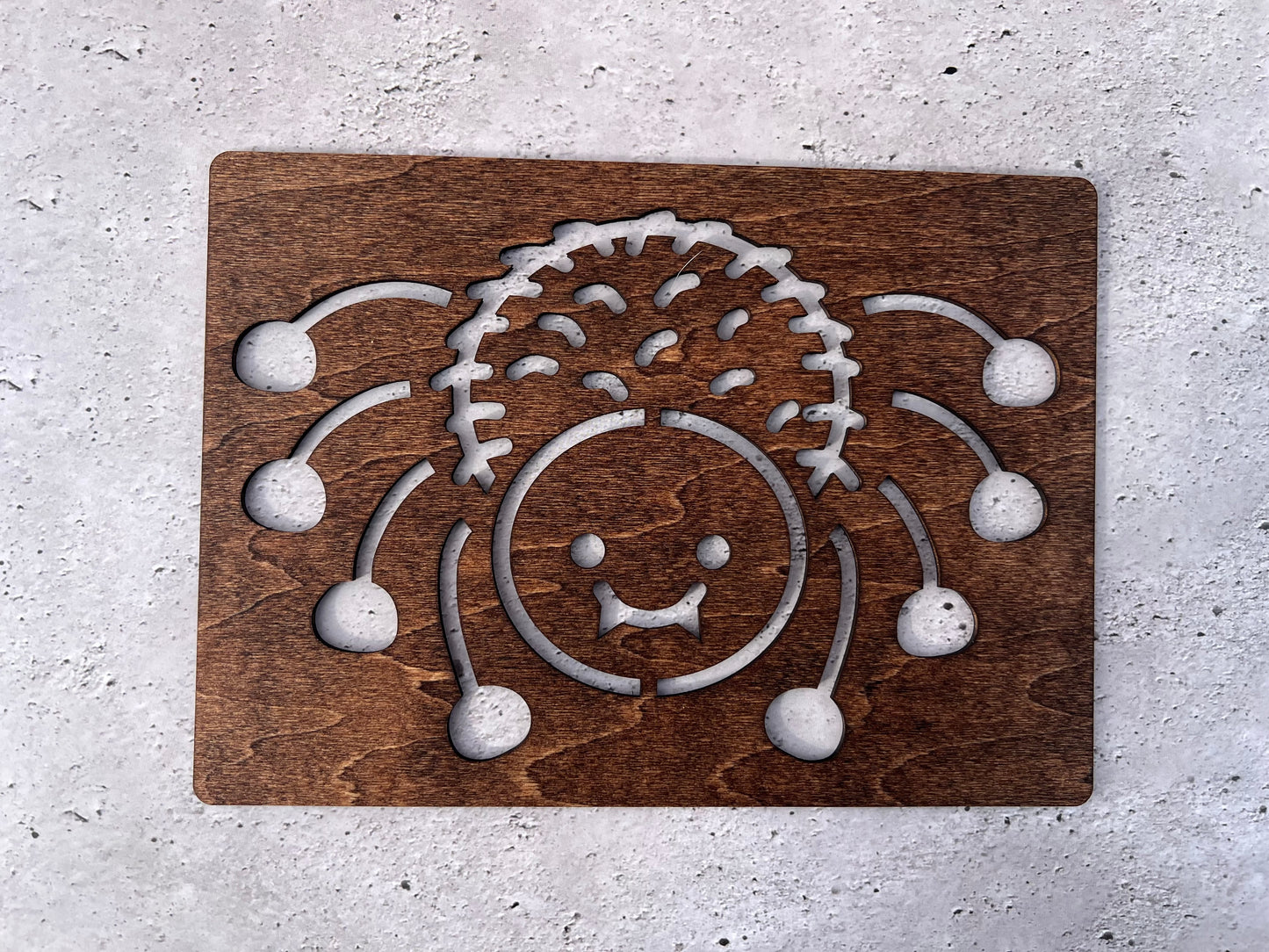 Wooden Garden Bug Stencils – Set of 4 Butterfly, Bee, Spider & Ladybug – Creative Learning & Fine Motor Play