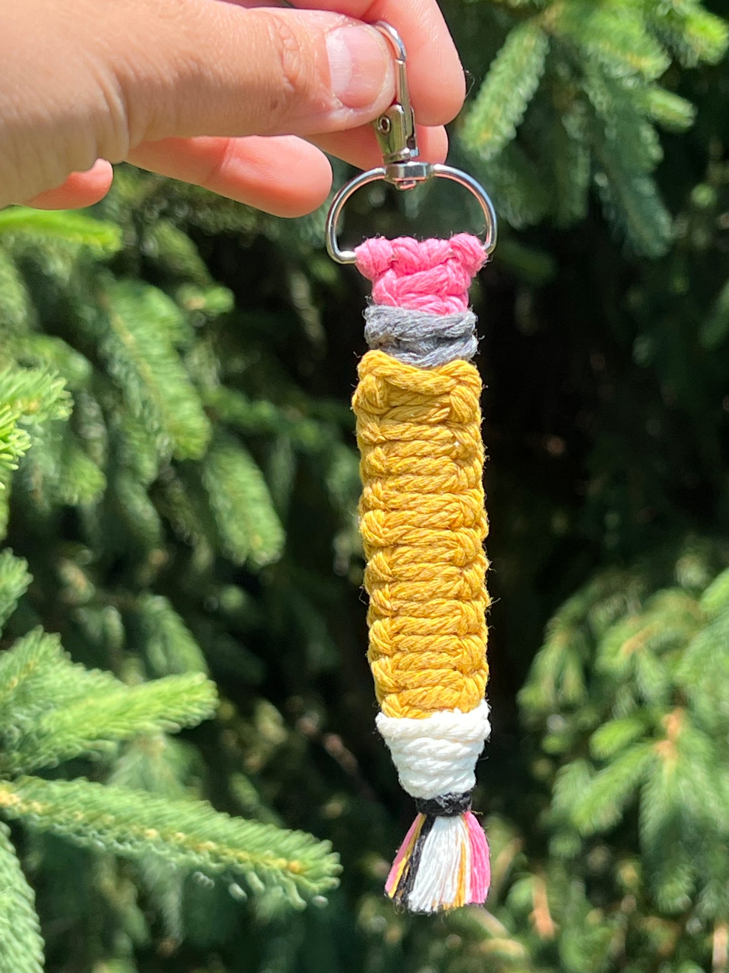 Personalized Teacher Appreciation Keychain Set | Child’s Handwriting Engraved Gift