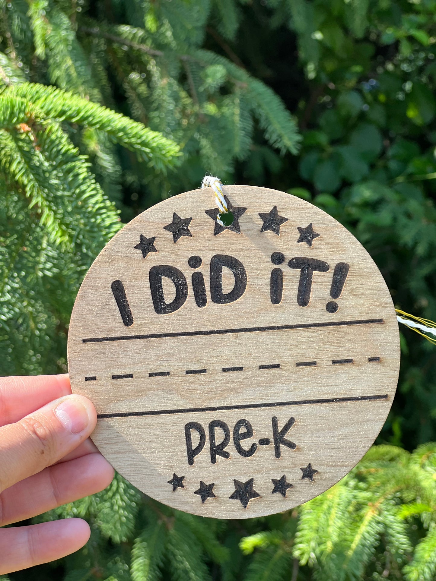 “I Did it!” Handwriting keepsake