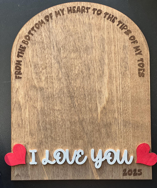 “I Love You From the Bottom of My Heart” Sign ❤️