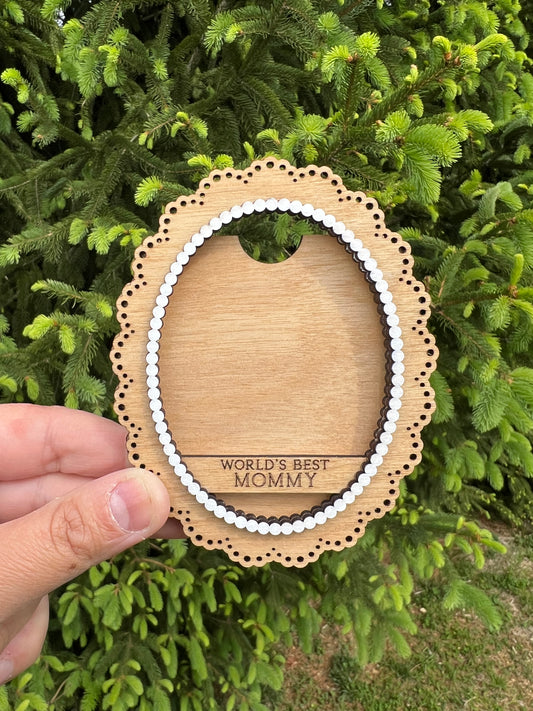 World’s Best Mommy Magnet Wallet Size Picture Frame
