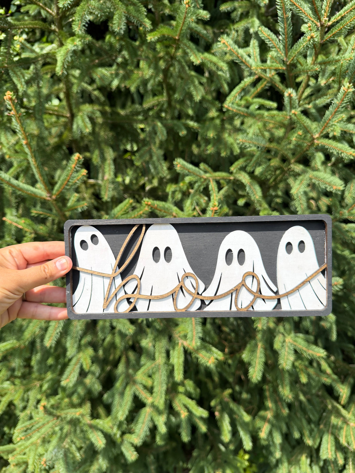 Freestanding Halloween BOO Ghost Sign