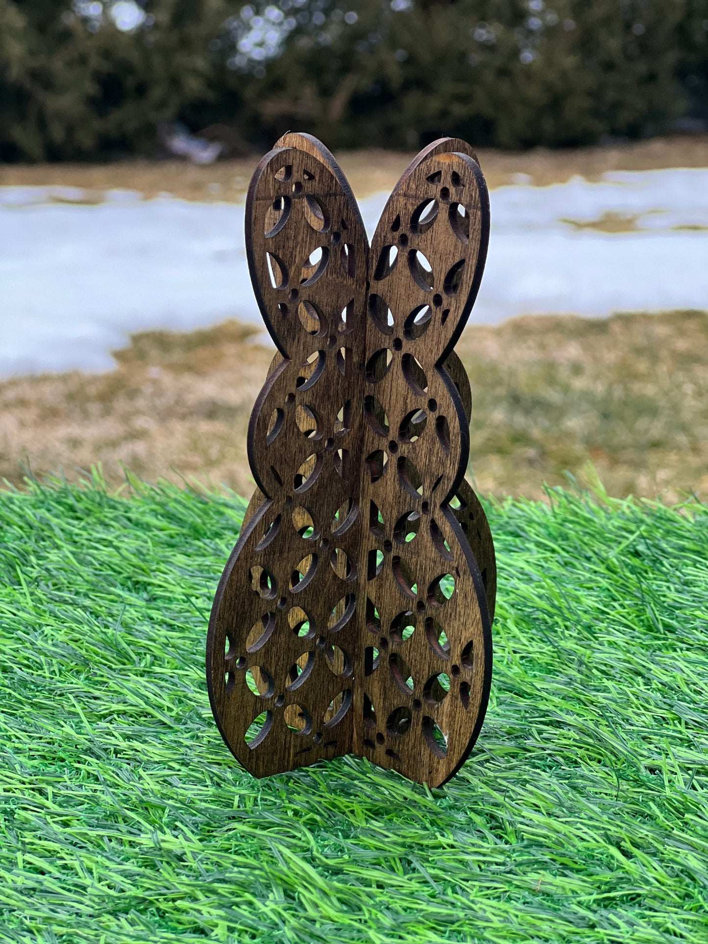 Easter Wooden Bunny Decor Set (Bundle of 5)