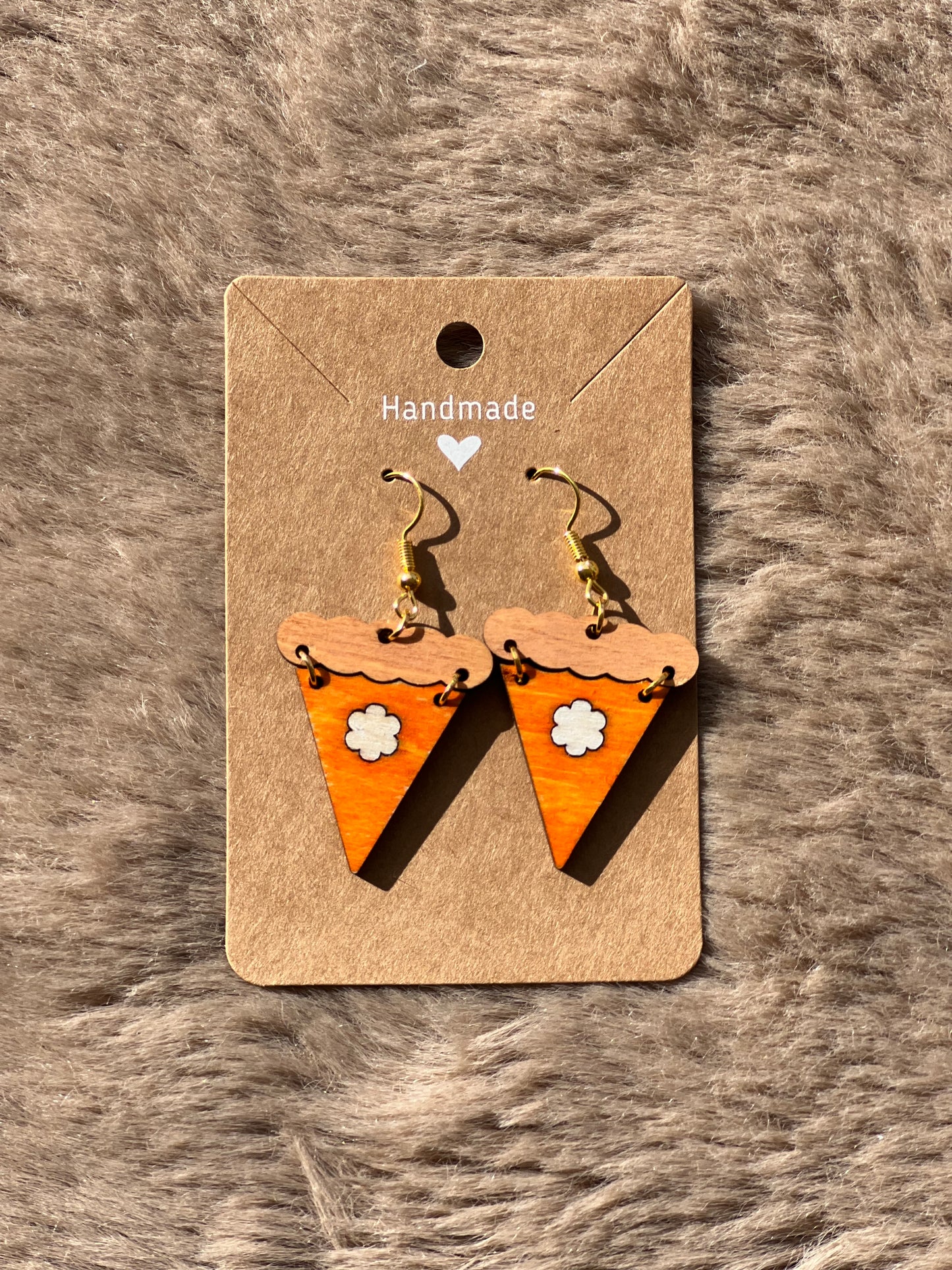 Wooden Thanksgiving Earrings