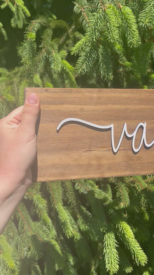 Personalized Wedding Last Name Sign | Custom Wood Family Name Sign | Rustic Wedding Decor | Established Date Sign | Newlywed Gift